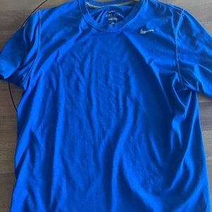 Nike Dry Fit Blue Shirt - L